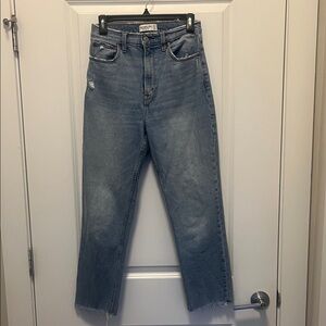 Abercrombie ultra high rise ankle straight jeans - 27/4R